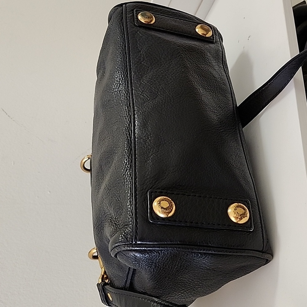Marc Jacobs Y2K Bag Too Hot to Handle Leather Satchel Black Bag - Picture 10 of 16